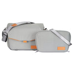 Veo City S30 GY Borsa fotografica grigio per mirrorless e obiettivi, con cinghia accessoria inclusa