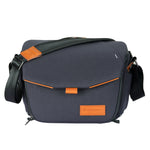 Veo City S30 NV Borsa fotografica blu navy per mirrorless e obiettivi, frontale