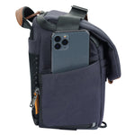 Veo City S30 NV Borsa fotografica blu navy per mirrorless e obiettivi, con smartphone